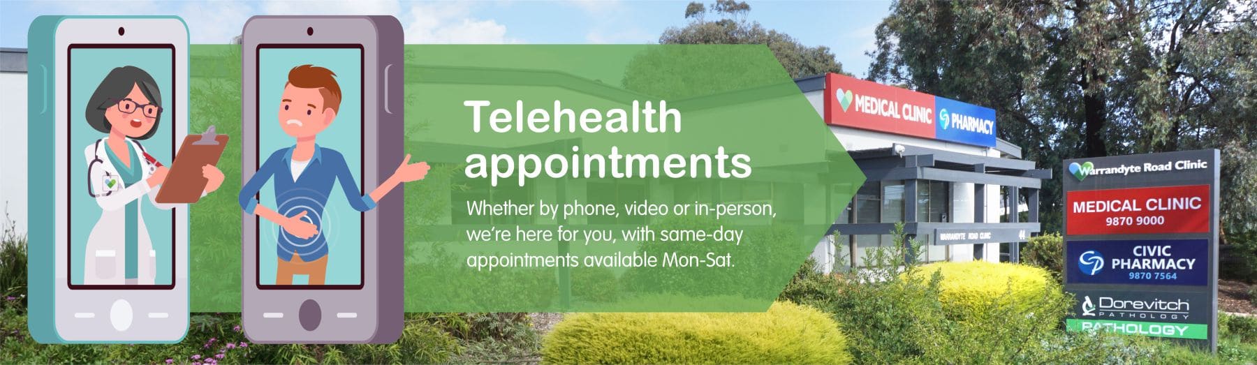Telehealth appointments